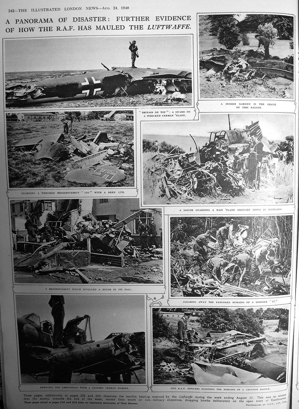 german planes shot down